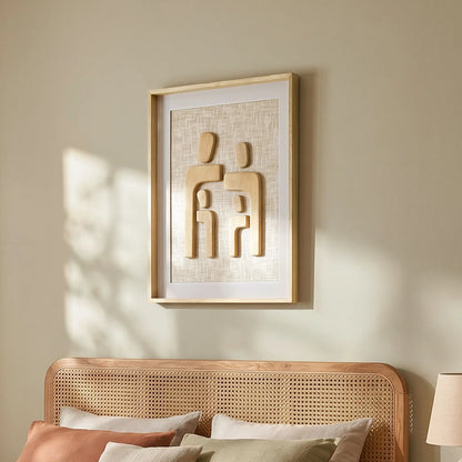 Family Portrait Wooden Wall Panel
