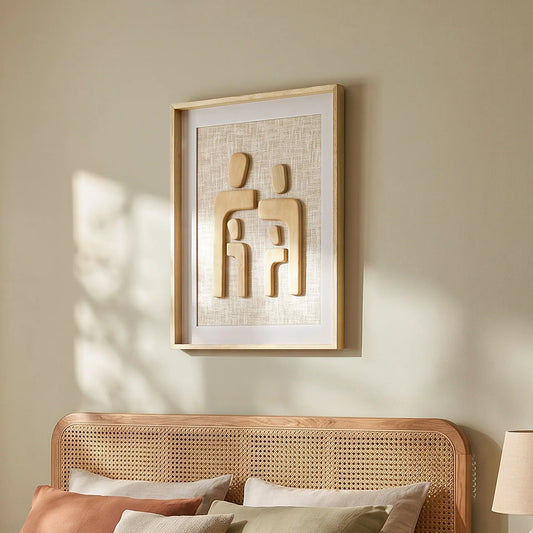 Family Portrait Wooden Wall Panel