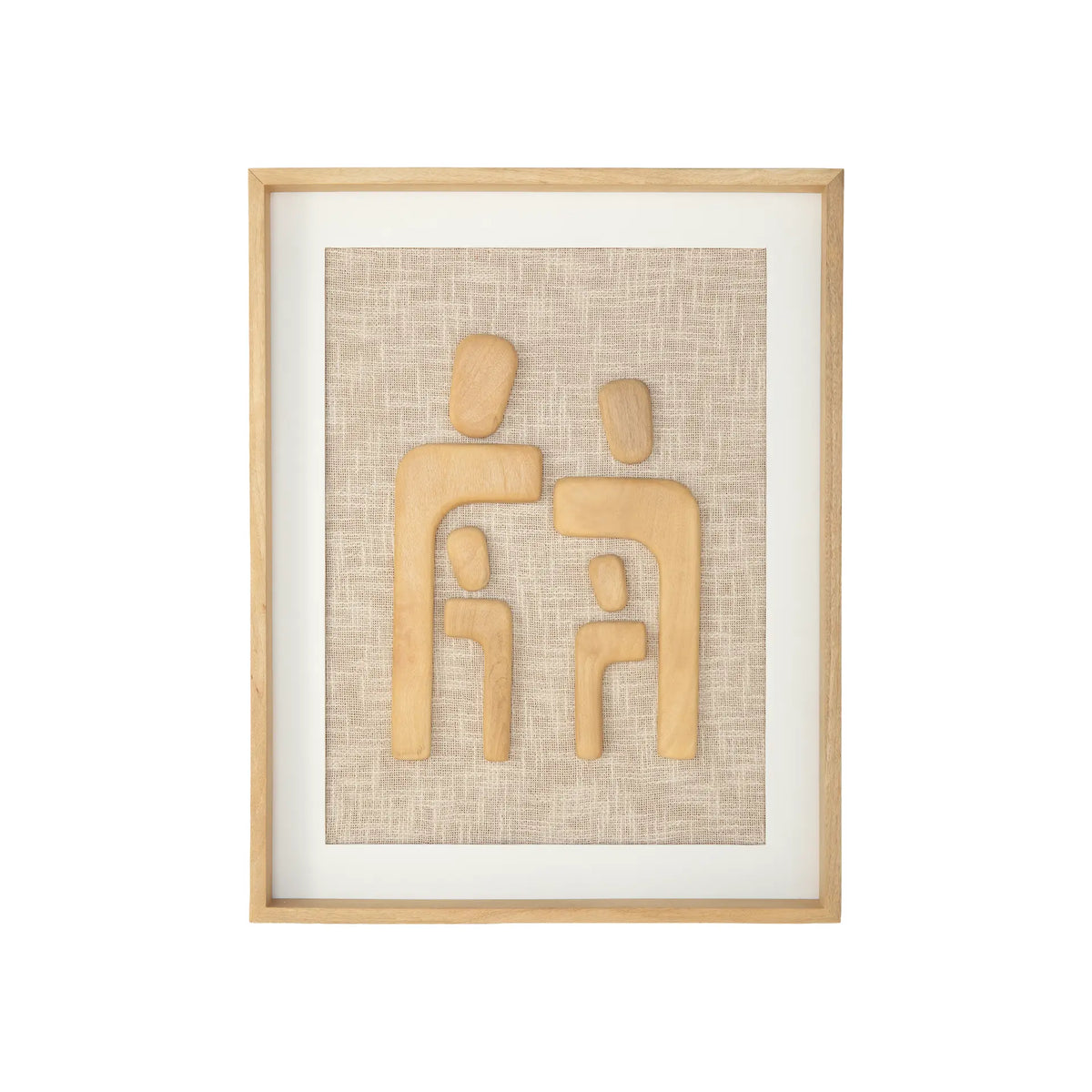 Family Portrait Wooden Wall Panel