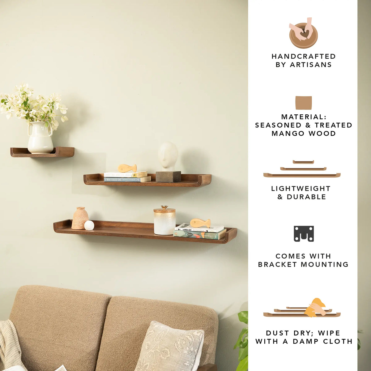 In Between Shelf Set of 3