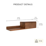 Cubette Wooden Wall Shelf