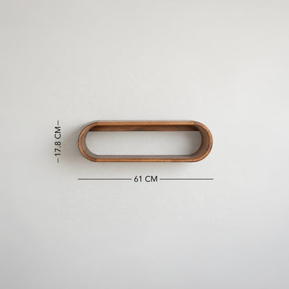 Cocoon Wooden Wall Shelf