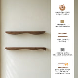 Sway Wooden Shelf  - Set of 2