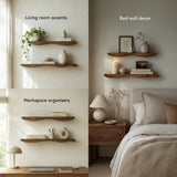 Sway Wooden Shelf  - Set of 2