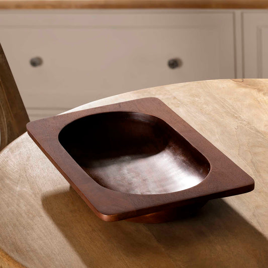 Mango Wood Hearty Bowl (Rectangle)