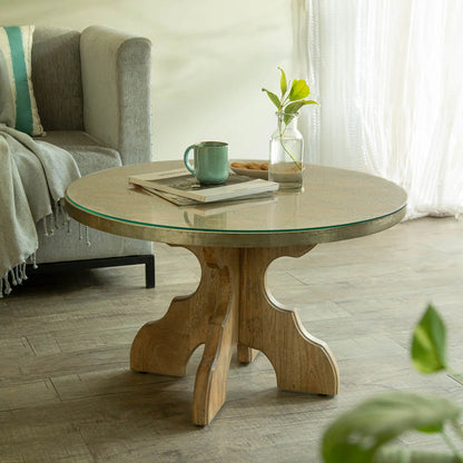 Centrum Coffee Table With Metal And Glass