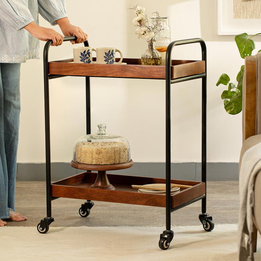 Wooden and Metal Trolly - ellementry