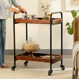 Wooden and Metal Trolly - ellementry