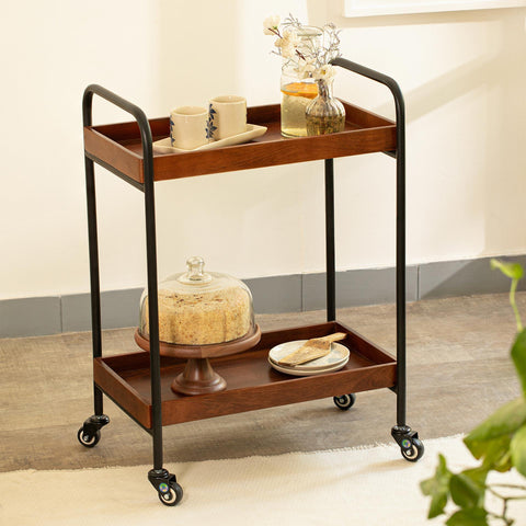 Wooden and Metal Trolly - ellementry