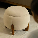 Upholstered Round Ottoman