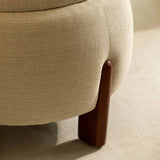 Upholstered Round Ottoman