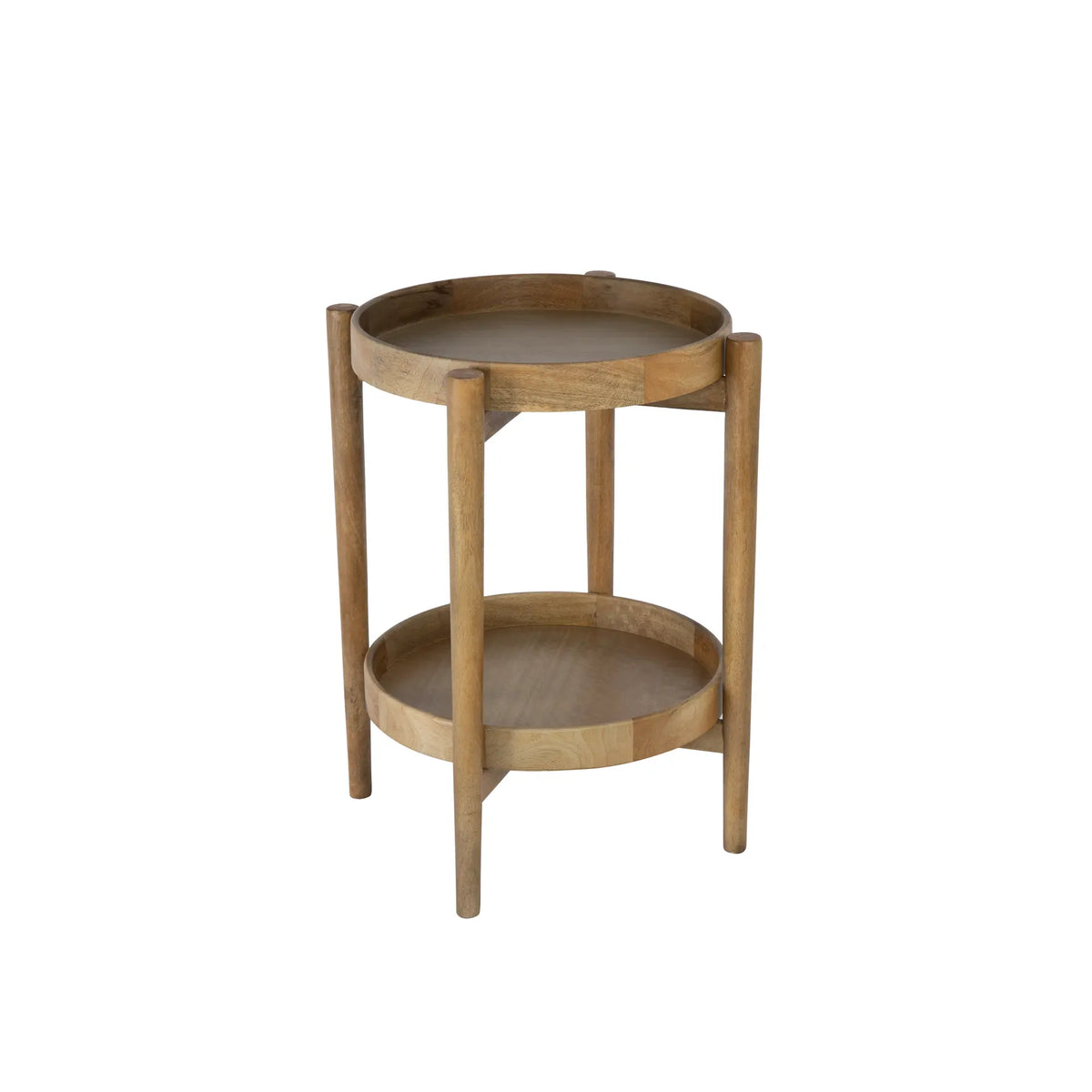 West Village Side Table- with 2 Removable Round Trays
