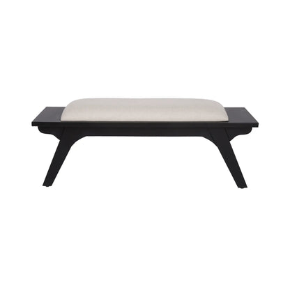 Monochrome Upholstered Bench
