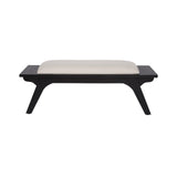 Monochrome Upholstered Bench
