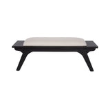 Monochrome Upholstered Bench