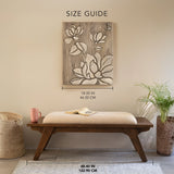 Walnut Haze Upholstered Bench- 1