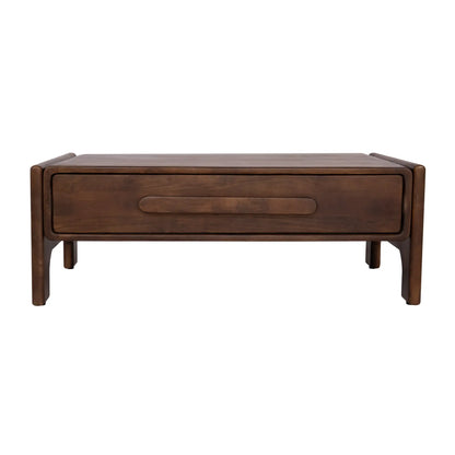 Walnut Haze Coffee Table With Drawer