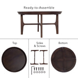 Walnut Haze Round Coffee Table