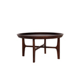 Walnut Haze Round Coffee Table