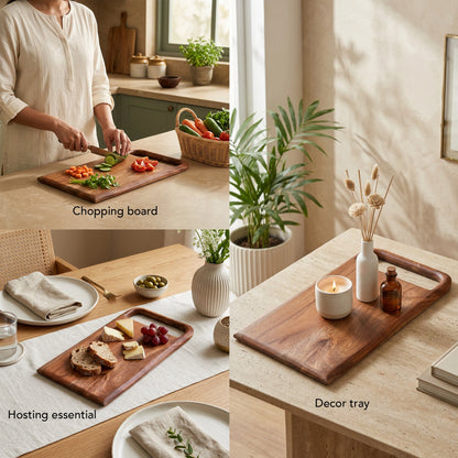 ChopNCheese Acacia Wood Chopping Board
