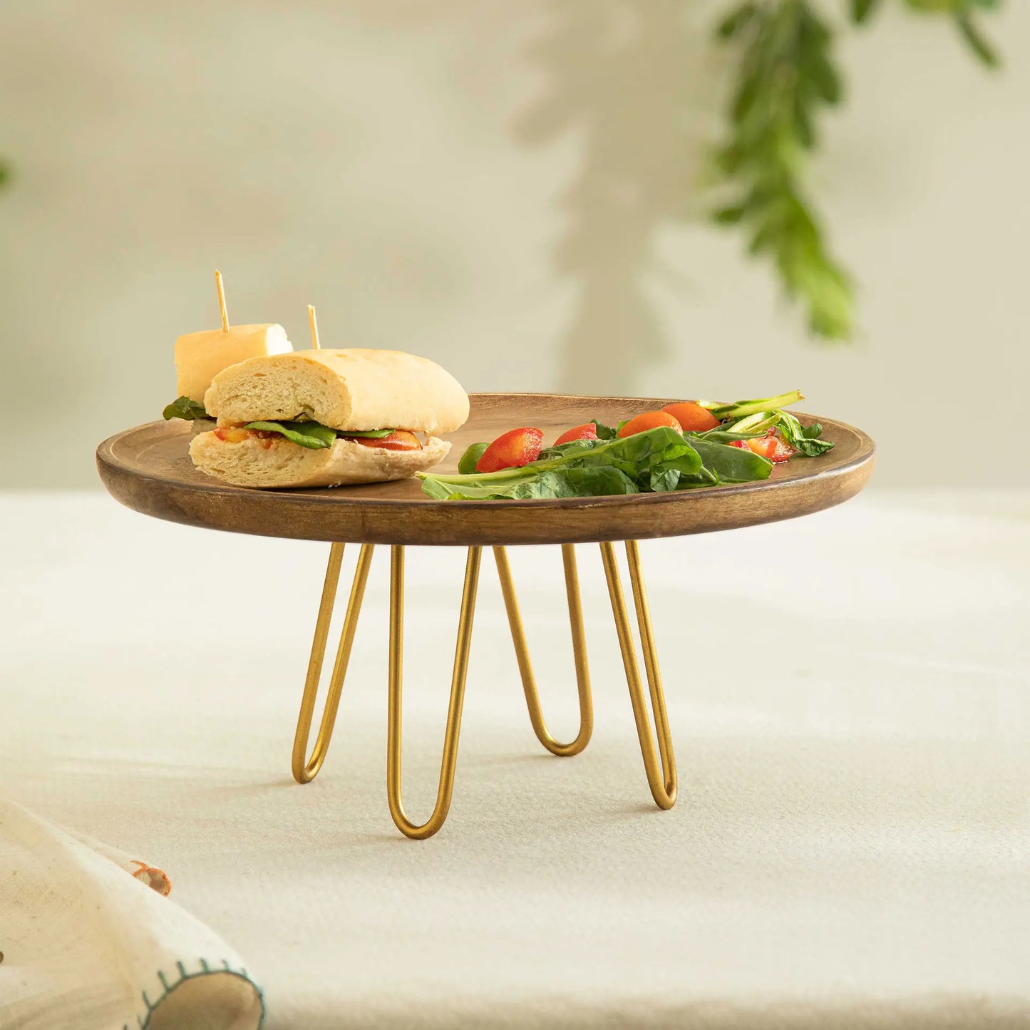 Teau Sheesham Cake Stand