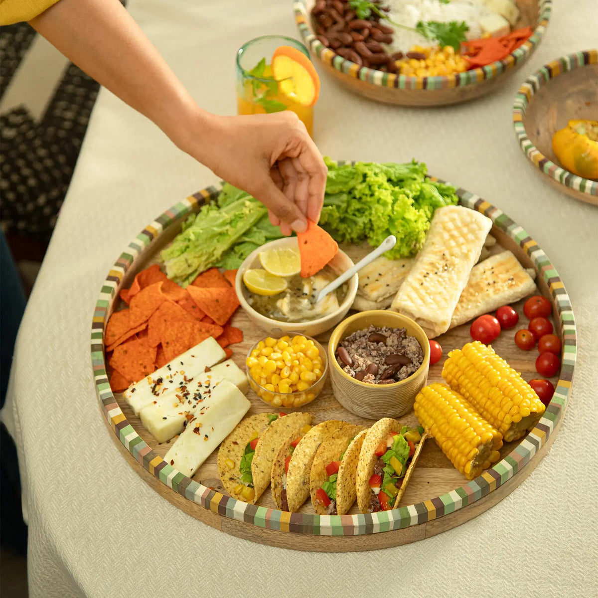 Sombra Tray Round