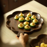 Floral wooden platter - Large