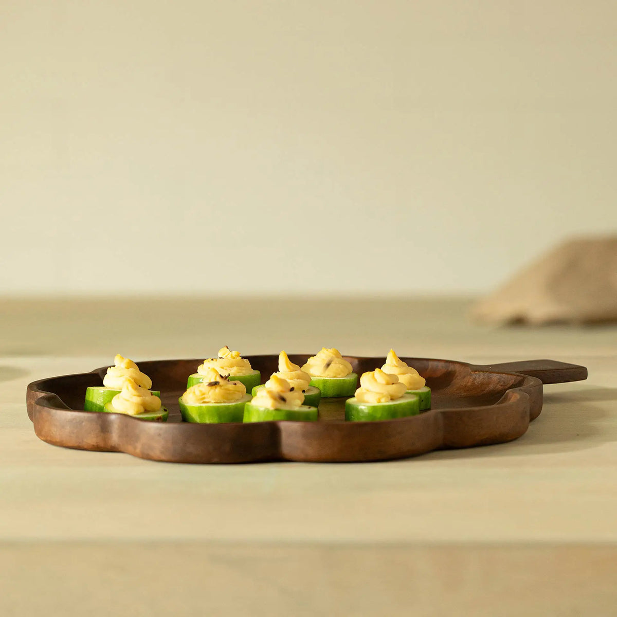 Floral Wooden Platter - Large