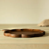 Floral wooden platter - Large