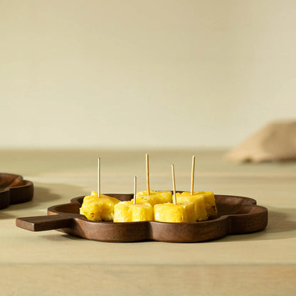 Floral Wooden Platter - Small