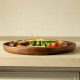 Wooden Chip & Dip Platter