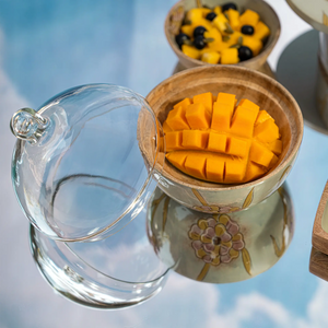 Forever Blooms Bowl with Cloche