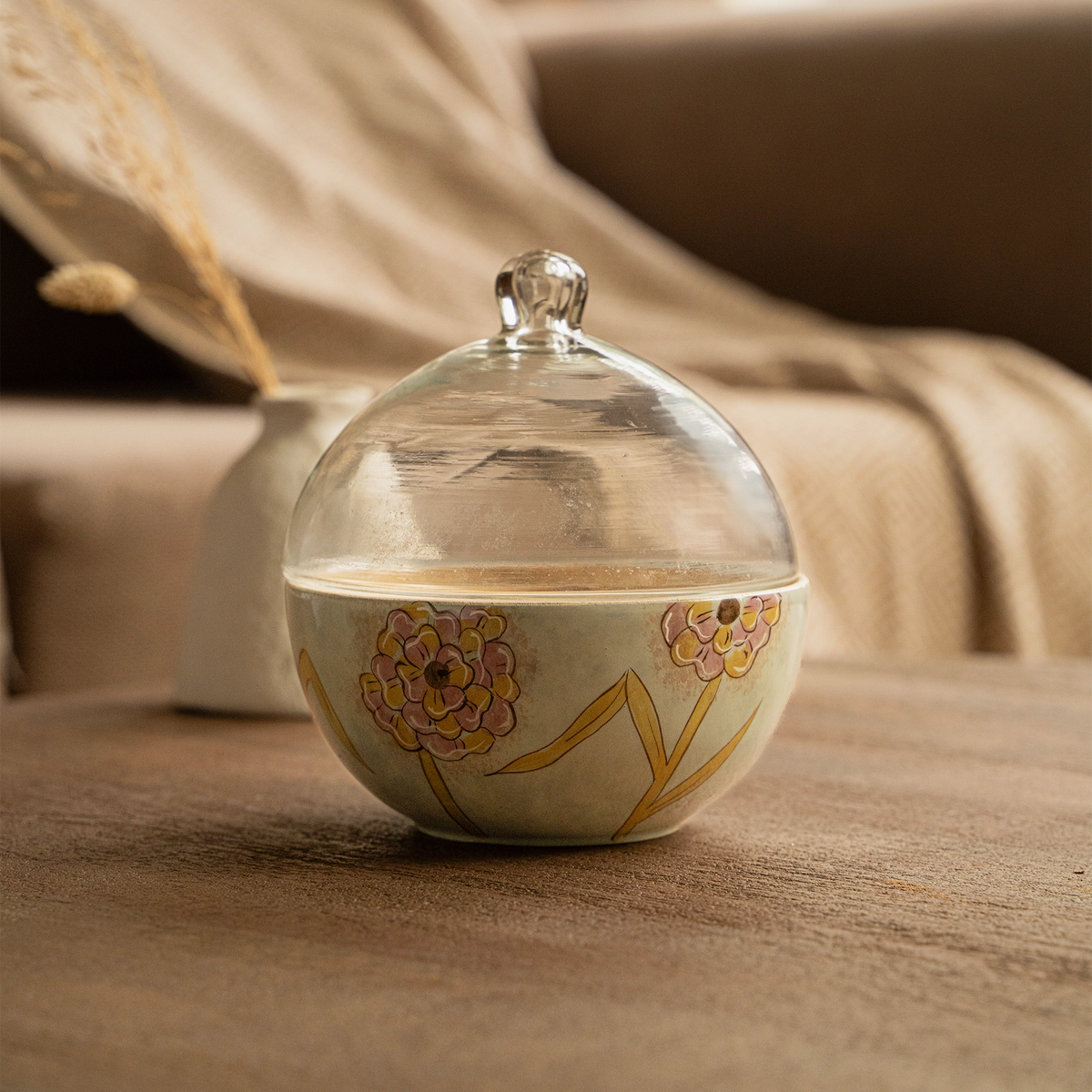 Forever Blooms Bowl with Cloche