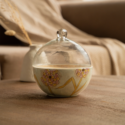 Forever Blooms Bowl with Cloche