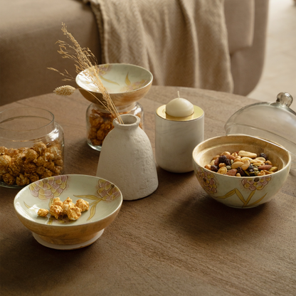 Forever Blooms Bowl with Cloche