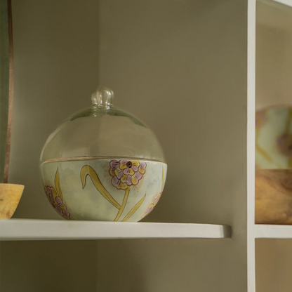 Forever Blooms Bowl with Cloche
