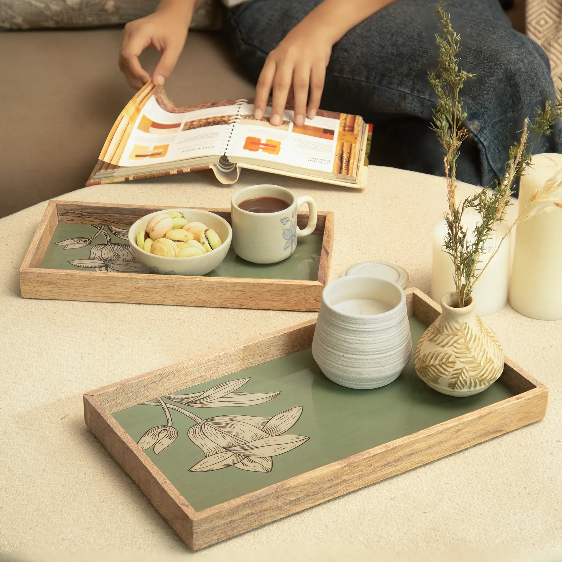 Noor tray - set of 2