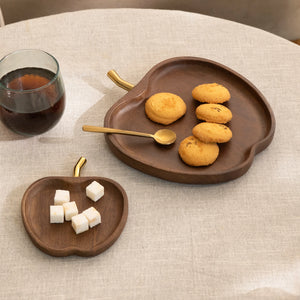 Apple affair wooden platter - Set of 2
