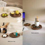 Apple affair wooden platter - Set of 2