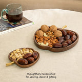 Apple affair wooden platter - Set of 2