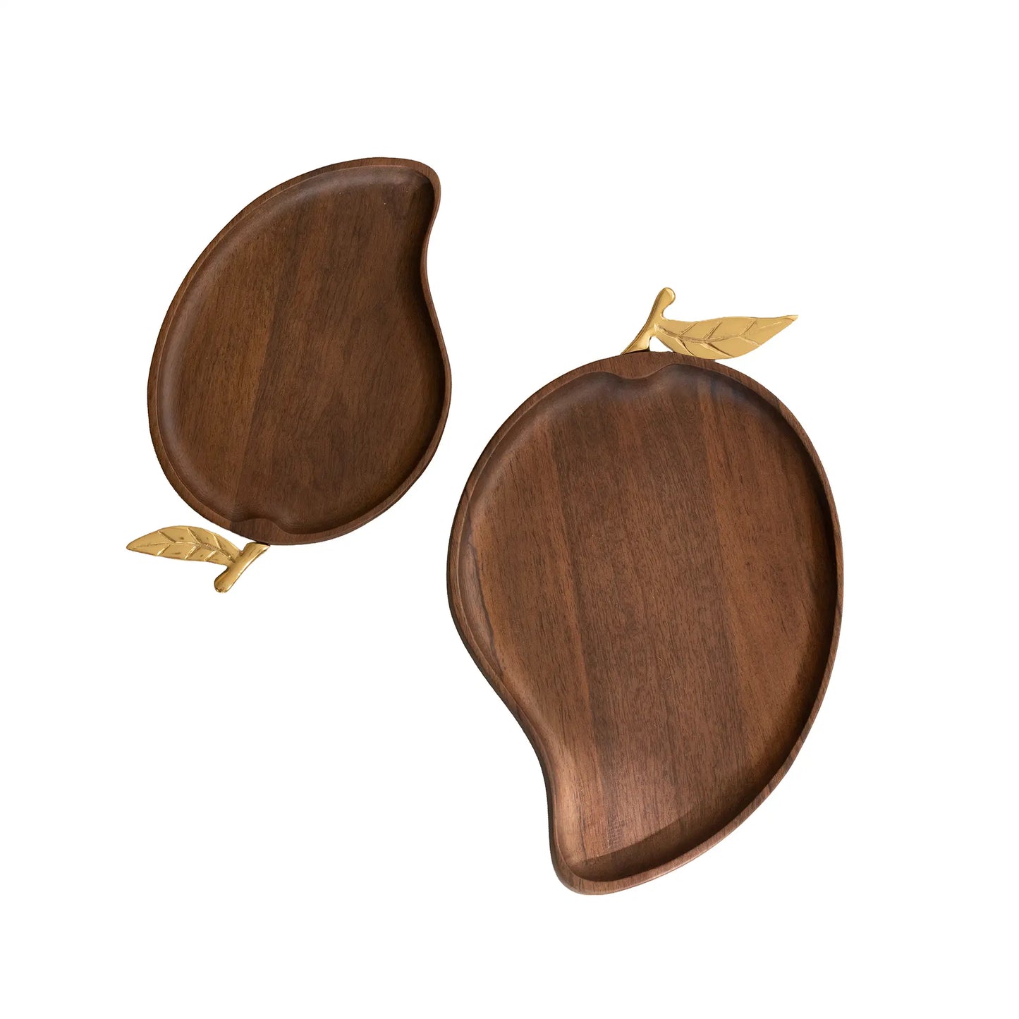 Mango memory wooden platter- set of 2