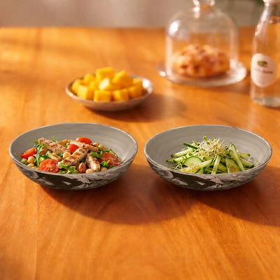 Carbon Ceramic Pasta Bowl Set of 2