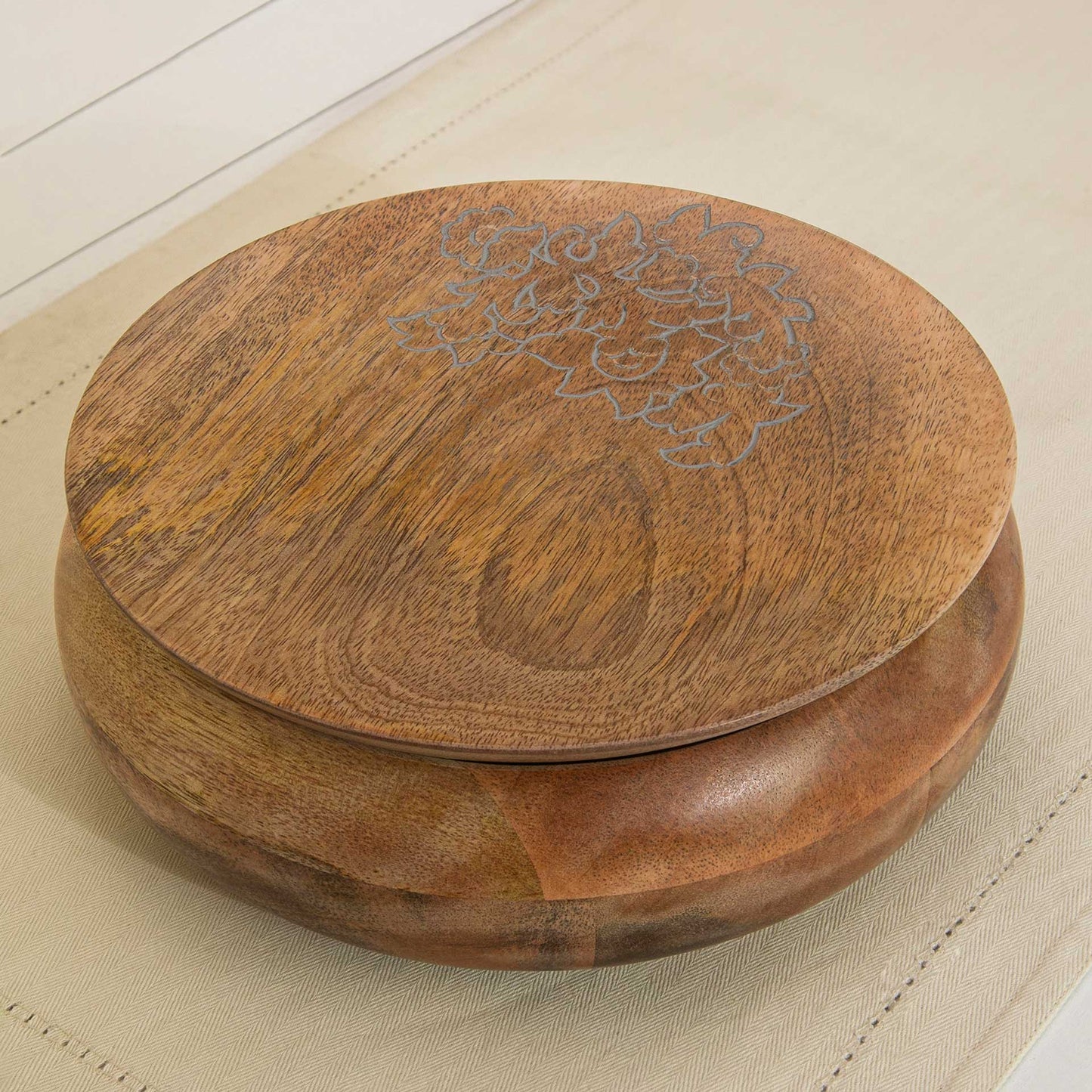 Upper Crust Wooden Roti Box