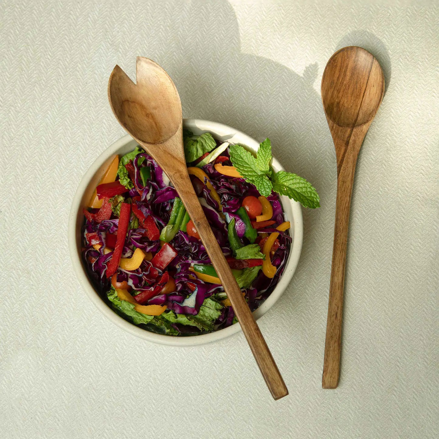 Laimai Oval Salad Server Set of 2