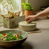 Forever Blooms  Serving Bowl with Lid