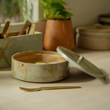 Forever Blooms  Serving Bowl with Lid