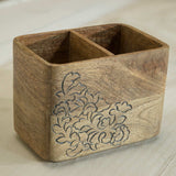 Upper Crust Wooden Cutlery Holder