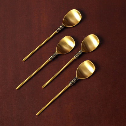 Masai Gold Dessert Spoon (Set of 4)