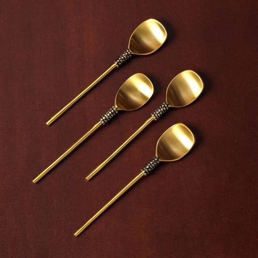 Masai Gold Dessert Spoon (Set of 4)