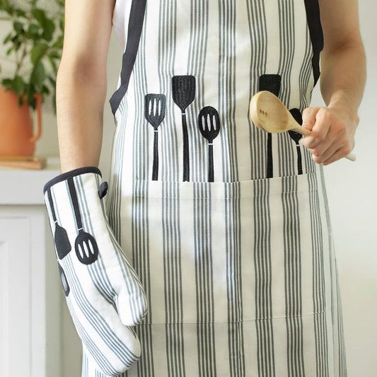 Kitchen Warrior Apron (White)